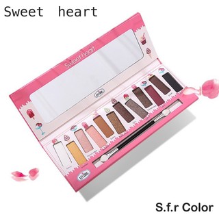 Sweet Heart Palette ชุดพาเรทบลัชออนแต่งหน้า 12 โทนสี