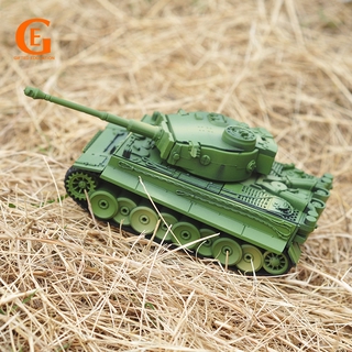 โมเดลรถถังเสือ 4D WW2 DIY ของเล่นสําหรับเด็ก 1:72
