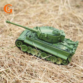 โมเดลรถถังเสือ 4D WW2 DIY ของเล่นสําหรับเด็ก 1:72