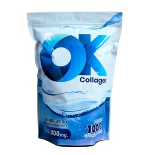 OK COLLAGEN🐟 คอลลาเจนไตรเปปไทด์แท้ 100%(มี อย.) ละลายน้ำง่าย กลิ่นไม่ฉุน👍🏻