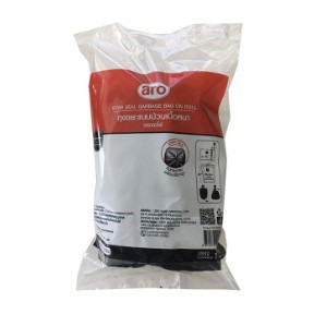 🔥The Best!! เอโร่ ถุงขยะม้วน ขนาด 30x40 นิ้ว แพ็ค 42 ใบ 1 กก. aro Garbage Bag Roll 30X40" x 42 pcs, 