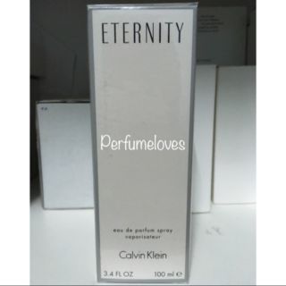 (แท้100%)  Ck eternity women edp 100ml กล่องซีล per9