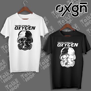 ออกซิเจน TSHIRT 5 ขนาด (M-L-XL) แฟชั่นคุณภาพสูง gE~