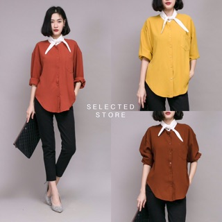 Bow Collar Shirt