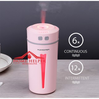 เครื่องทำให้ชื้นแบบอุลตราโซนิค ปรับได้ 2 ระดับ ปรับสีไฟได้ 7 สี HAPPY HUMIDIFIER