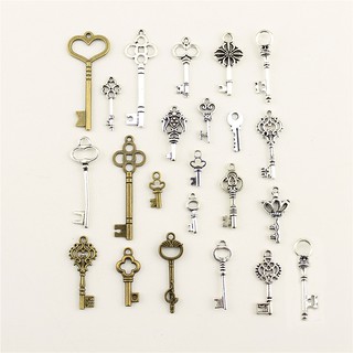 Key And Lock Charms For Jewelry Making Handmade Diy.