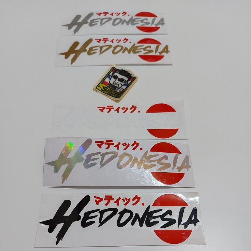 Hedonesia Japanese Kanji Cutting Matic Sticker