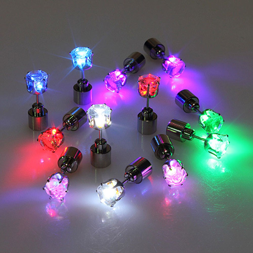 Jewelry 36 บาท ต่างหูแบบมีไฟ LED สำหรับเต้นรำ Baby & Kids Fashion