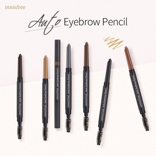 ของแท้เกาหลี/พร้อมส่ง ดินสอเขียนคิ้ว Innisfree Auto Eyebrow Pencil 0.3g