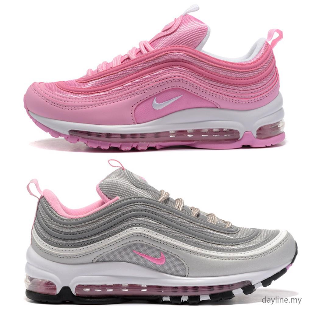 รองเท้าผ้าใบ Nike Original air Max 97 สีชมพูสำหรับผู้หญิง women