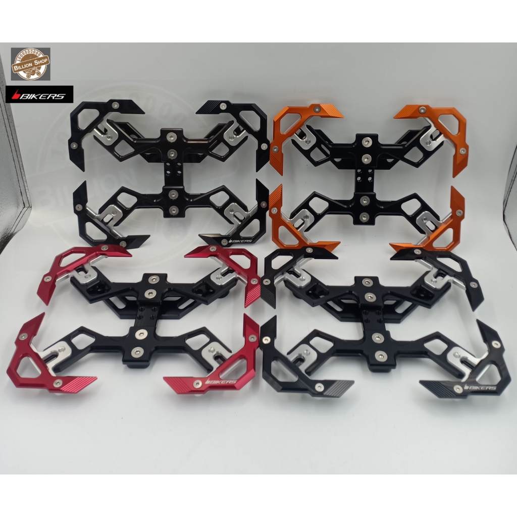 BIKERS กรอบป้ายทะเบียน พรีเมี่ยม  (Bikers Premium Rear License Support) 11 สี (BIKERS TONE)