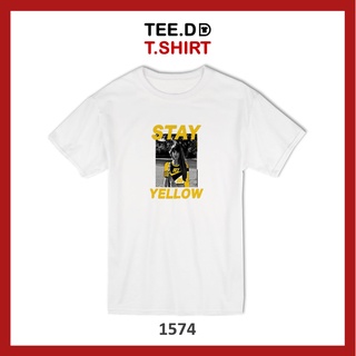 TEE.DD.TSHIRT เสื้อยืด Stay Yellow มีทรง Unisex และ Crop มีหลายสี ใส่ได้ทั้งชาย-หญิง ผ้านุ่มใส่สบาย ไม่ย้วย ไม่ต้องรีด