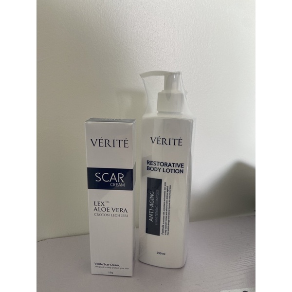 Verite Scar cream 15 g. & Verite Restorative Body Lotion 250 Ml.