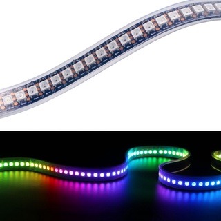 Xnbada สายไฟ Led 1-2 เมตร Ws2812B 144 พิกเซล/Leds/M 5050 Rgb สีดํา/สีขาว Pcb,Ws2812 Ic;Ip30/Ip65/Ip67 Dc5V