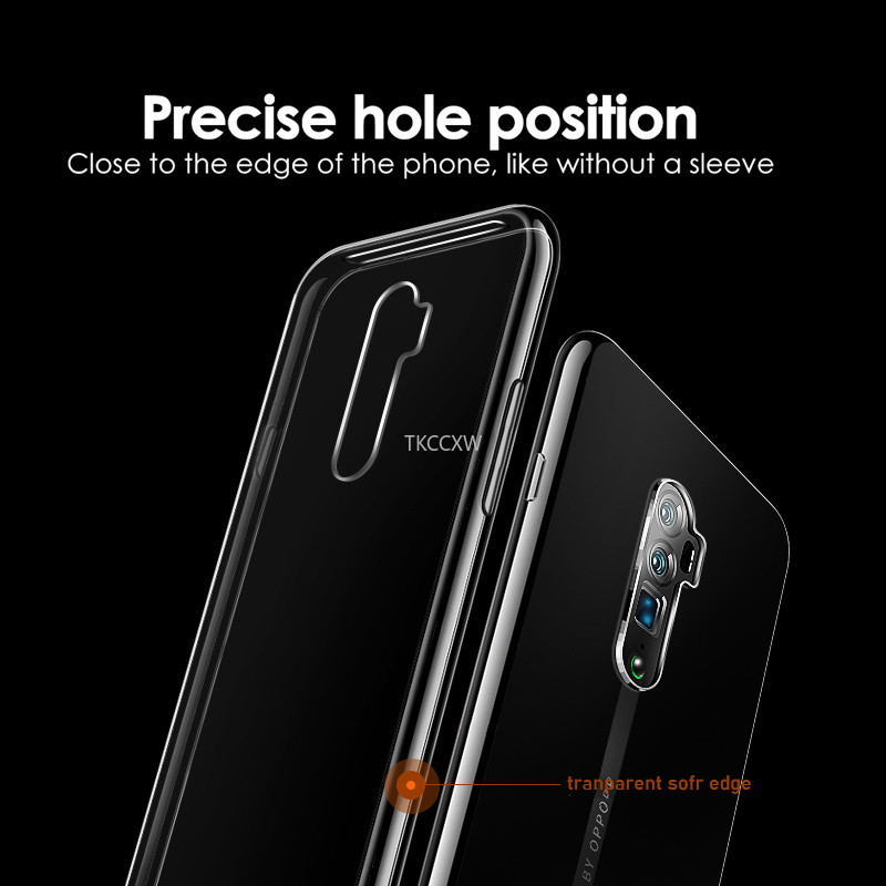 Oppo Reno 4 3 Pro Ace Reno 2F 2Z 2 Z 10X Zoom ACE  เคสโทรศัพท์ซิลิโคนใสสําหรับ - รูปที่ 2