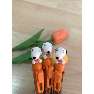 ✨สินค้ามือหนึ่ง✨SALE‼️ดินสอกด+ปากกา  snoopy (6 in 1)🪄✨ （Universal studio japan🌏🇯🇵)