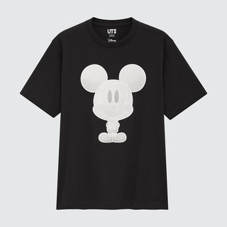 เสื้อยืดโอเวอร์ไซส์Uniqlo เสื้อยืดแขนสั้น พิมพ์ลาย Disney Mickey MFA ARCHIVE สําหรับผู้ชาย และผู้หญิง 449509S-3XL