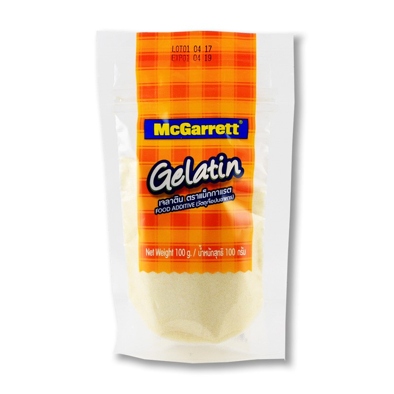🚚💨พร้อมส่ง!! แม็กกาแรต เจลาติน 100 กรัม Mcgarrett Gelatine Power 100 g