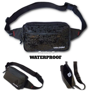 Volcom WAISTBAG VOLCOM กระเป๋าสะพายข้าง VOLCOM กันน้ํา โลโก้เหล็ก