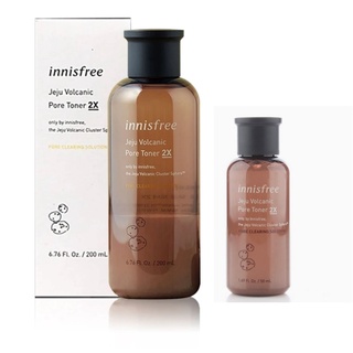 Innisfree Jeju Volcanic Pore Toner 2X 30ml, 50ml, 200ml / 이니스프리 화산송이 모공 토너 16,000