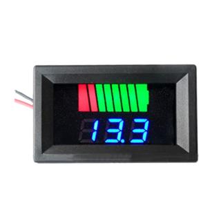 12V 24V 36V 48V 60V 72V Universal Electric Vehicle Fuel Gauge ลิเธียมแบตเตอรี่มาตรวัดน้ำมันเชื้อเพลิง