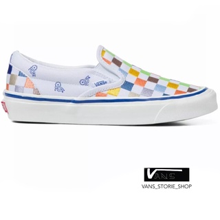 VANS SLIP ON 98 DX ANAHEIM FACTORY HERITAGE EMBROIDERY SNEAKERS สินค้ามีประกันแท้