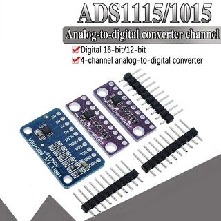 โมดูลขยายเสียง 16 Bit I2C ADS1115 ADS1015 ADC 4 ช่องทาง พร้อม Pro 2.0V เป็น 5.5V สําหรับ Arduino RPi