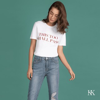 KK T-SHIRT ‘This Too Shall Pass’ Oversized T-Shirt