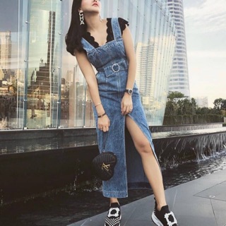 เดรสยีนส์สุด ผ้าดีสวยทุกการสัมผัส!!!