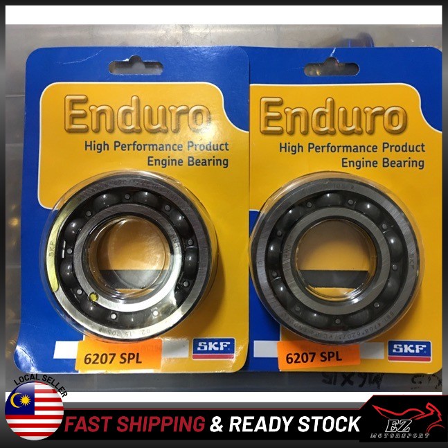 (1 Biji) 6207 ENDURO SKF RS150 / RSX150 แบริ่งเพลาข้อเหวี่ยง BB1 4708/VC104 Enduro