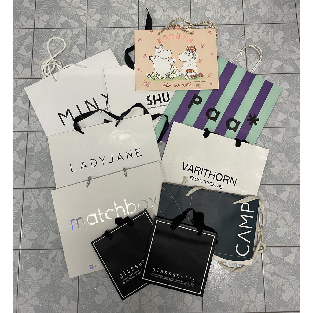 สินค้าพร้อมส่ง!!! ถุงแบรนด์แท้ Shoe Story /  Paa / Glassahoic