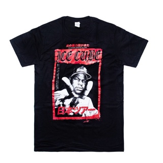 คอลูกเรือเสื้อยืดคอกลมเสื้อยืด พิมพ์ลายสัญลักษณ์สันติภาพ IceCube Kanji ไซซ์ Lผ้าฝ้ายแท้