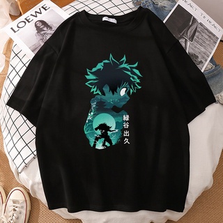 【พร้อมส่ง】เสื้อยืดแขนสั้น ลาย My Hero Academia สไตล์ฮิปฮอป แฟชั่นฤดูร้อน สําหรับผู้ชาย และผู้หญิงสามารถปรับแต่งได้