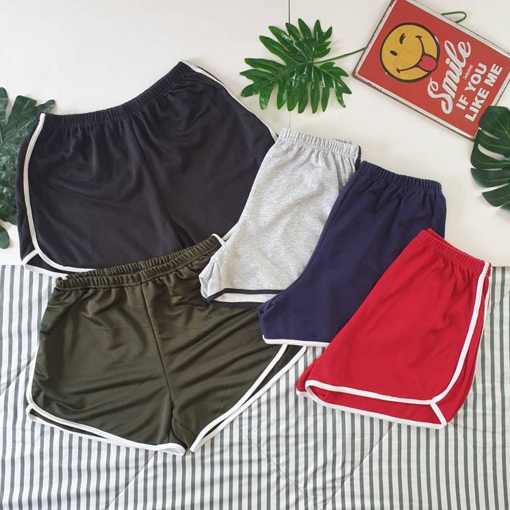กางเกงขาสั้นผู้หญิงไซส์ใหญ่ กางเกงสาวอวบ (XL XXL ใส่ได้) ลดแหลก มีหลายสีให้เลือก