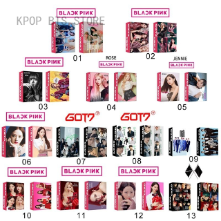 การ์ดภาพโปสเตอร์ kpop blackpink got 7 lomo