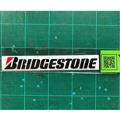 13.BRIDGESTONE 1 ชิ้น สติ๊กเกอร์ติดรถยนต์