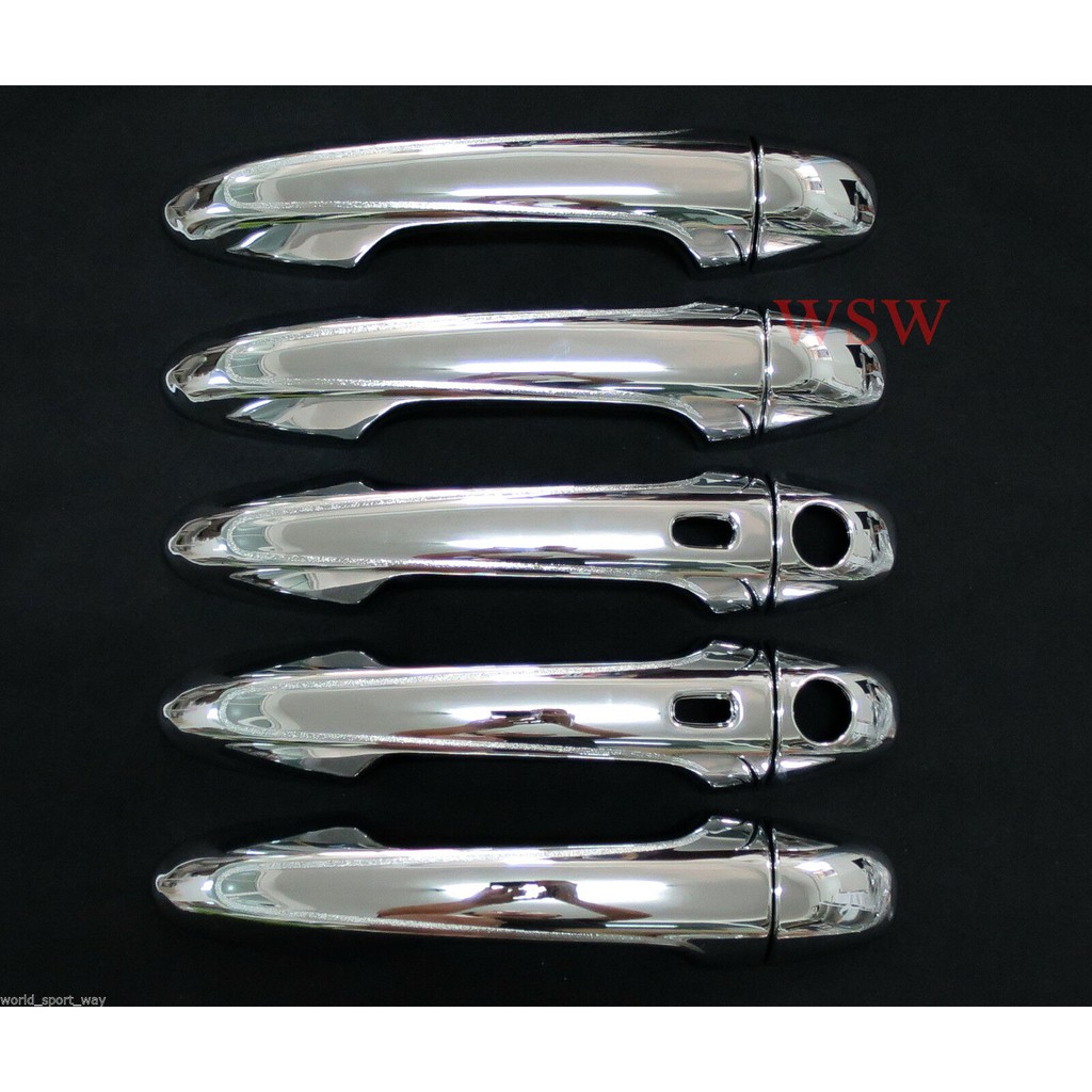 ครอบมือเปิดประตู รถยนต์ โตโยต้า ยาริส 4 5 ประตู 2017-2020 ครอบมือจับประตู ชุบโครเมี่ยม Toyota Yaris 