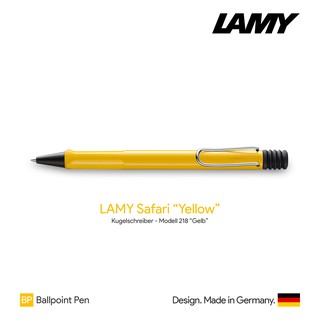 Lamy Safari Yellow Ballpoint Pen - ปากกาลูกลื่นลามี่ซาฟารี  สีเหลือง