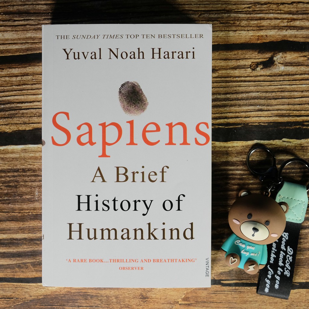 【หนังสือภาษาอังกฤษ】Sapiens A Brief History of Humankind  Yuval Noah English Book