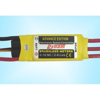 Dynam 60A Brushless ESC RC Speed Controller For Airplane &amp; Helicopter