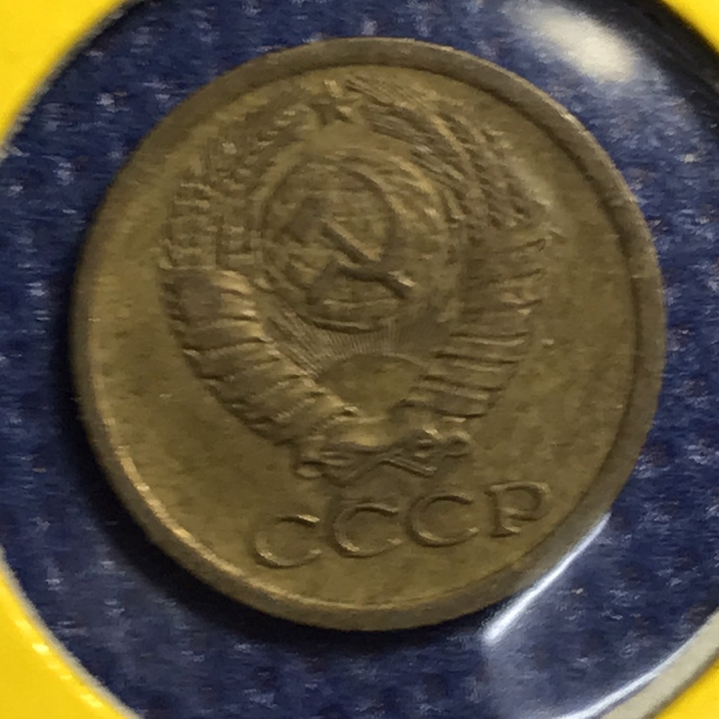 เหรียญเก่า#15455 ปี1969 CCCP รัสเซีย 1 KOPEK เหรียญต่างประเทศ เหรียญแท้ เหรียญหายาก น่าสะสม