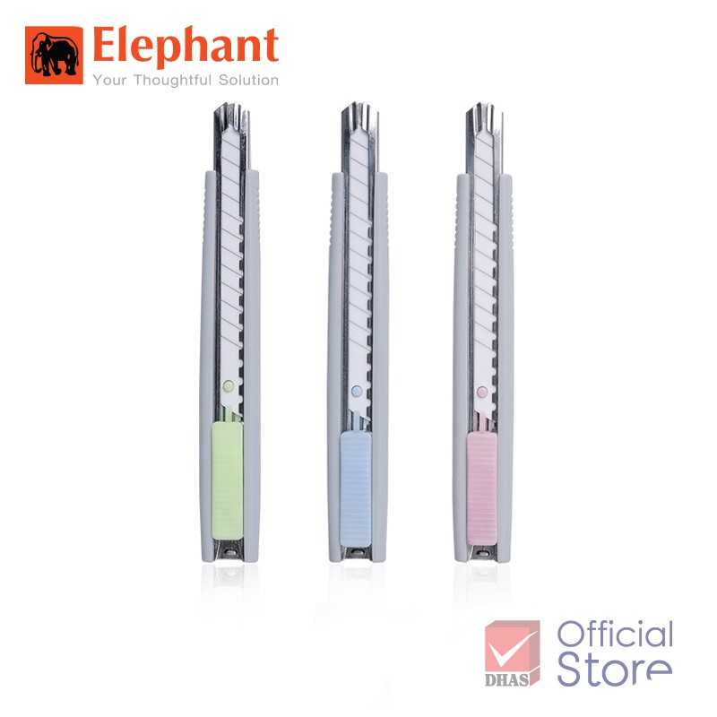 Elephant คัตเตอร์รุ่น PC-901 9มม. จำนวน 1 ชิ้น