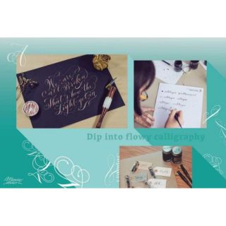 Dip into flowy Calligraphy WORKSHOP