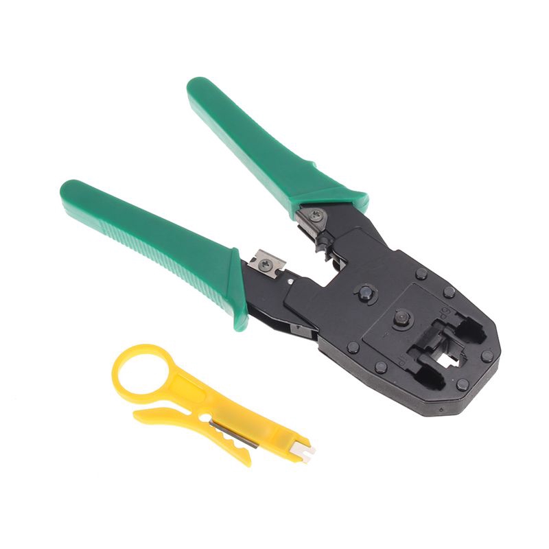 เข้าหัว LAN OUBAO Network Crimper Stripper Pliers Tools RJ45 RJ11 RJ12 Cable