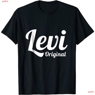 เสื้อยืดแขนสั้น Levi Gift Shirt / Levi Personalized Name Birthday TShirt Short sleeve T-shirts