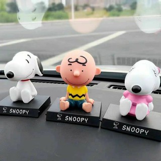 โมเดลหัวโยกแบบวางโทรศัพท์ได้สนูปปี้/ชาลีบราวน์ Snoopy