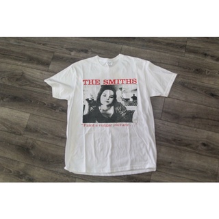 [S-5XL] Bvrt32e7456 ผ้าฝ้าย สไตล์คลาสสิก ❦✷✴ เสื้อยืด พิมพ์ลาย Tour band THE SMITHS 1990 Paint A Vulgar Picture Morrisse