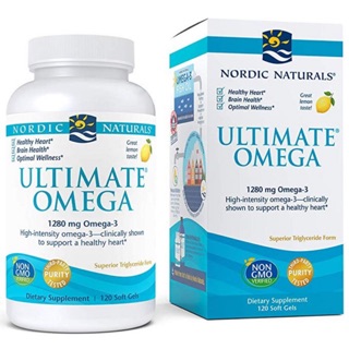 💥pre order💥🇺🇸Nordic Naturals, Ultimate Omega, Lemon, 1,280 mg, 180 Soft Gels