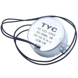 มอเตอร์อุปกรณ์เชื่อมต่อ Ac 220 / 240 V 30rpm 4 W Ccw / Cw Two Way Synchronous