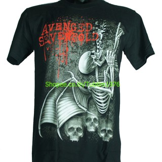 เสื้อยืดโอเวอร์ไซส์เสื้อวง Avenged Sevenfold เสื้อวงดนตรีต่างประเทศ เสื้อวินเทจ อะเว็นจด์เซเวนโฟ์ A7X A7x1160S-3XL